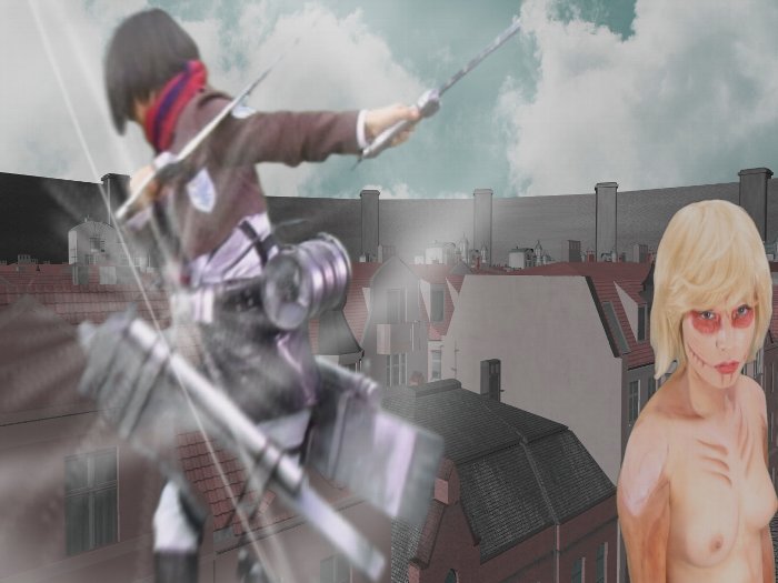 進撃の巨人の実写AV 016
