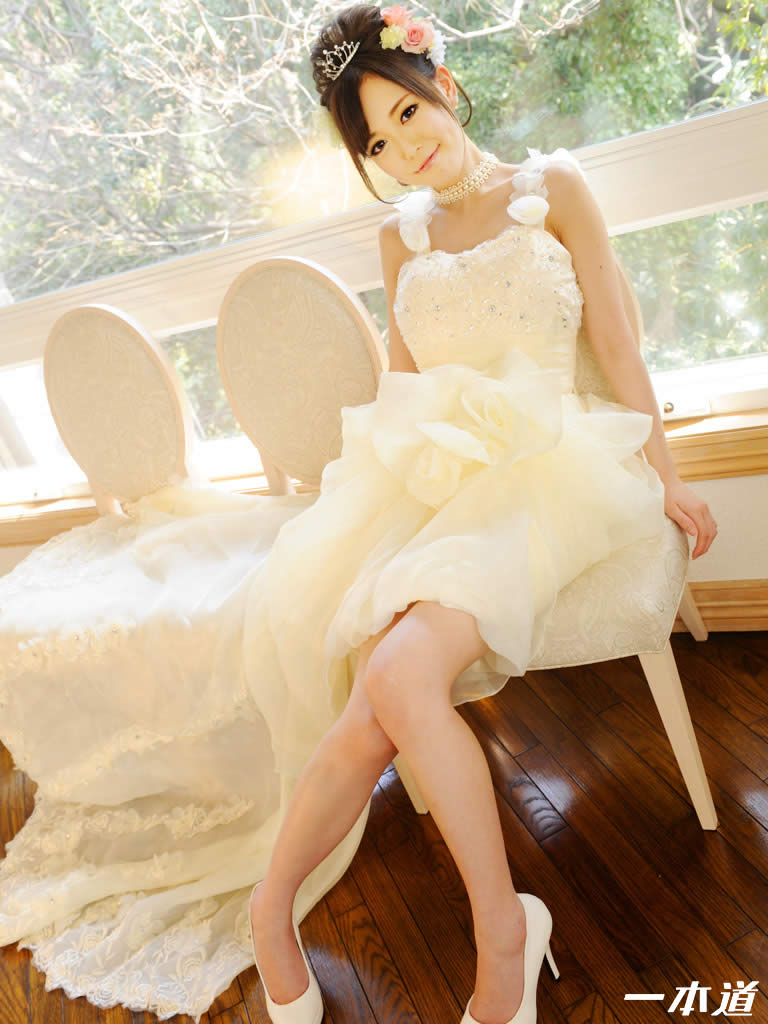 一本道「モデルコレクション ジューンブライド 山手栞」 003