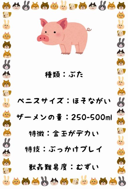 獣姦における豚の特徴まとめ