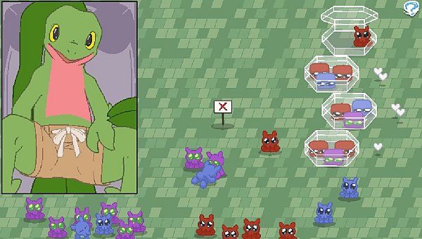 パズル中の様子