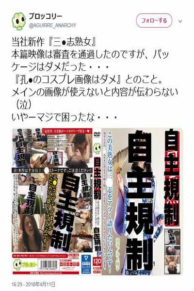 パッケージが規制だらけになってしまった問題のAV 三国志熟女