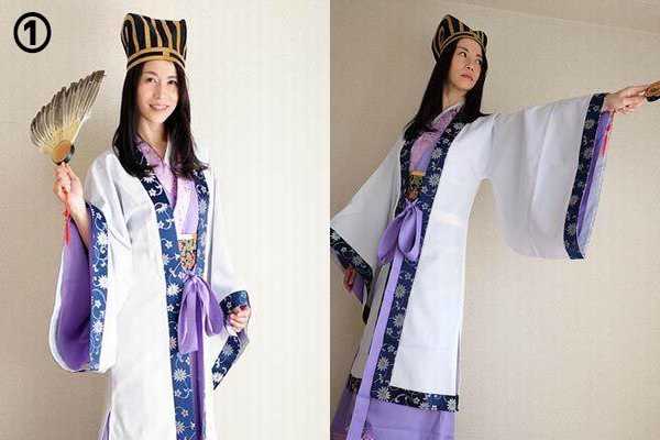 諸葛亮のコスプレをした美熟女AV女優 井上綾子