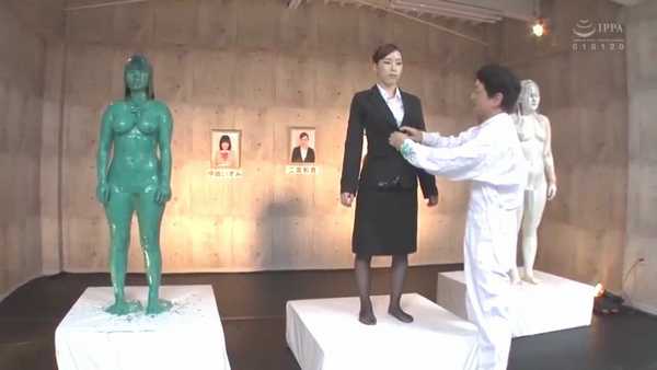 時間停止時計で捕まえた女性たちをウェット&メッシーモデルにして展示するWAMマニア 二宮和香 小宮山えまり 伊織いずみ