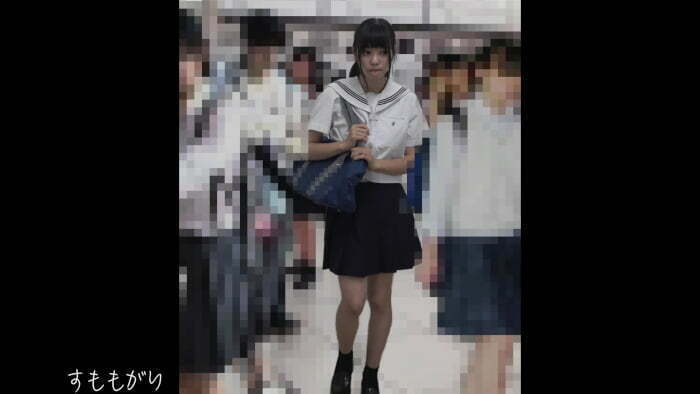 【電車痴漢】純粋無垢なろり美少女に卑劣中出し!ちっぱい同時責めで下半身ガクガク★可愛く喘ぎキツキツま●こで肉棒をぱっくり-00001