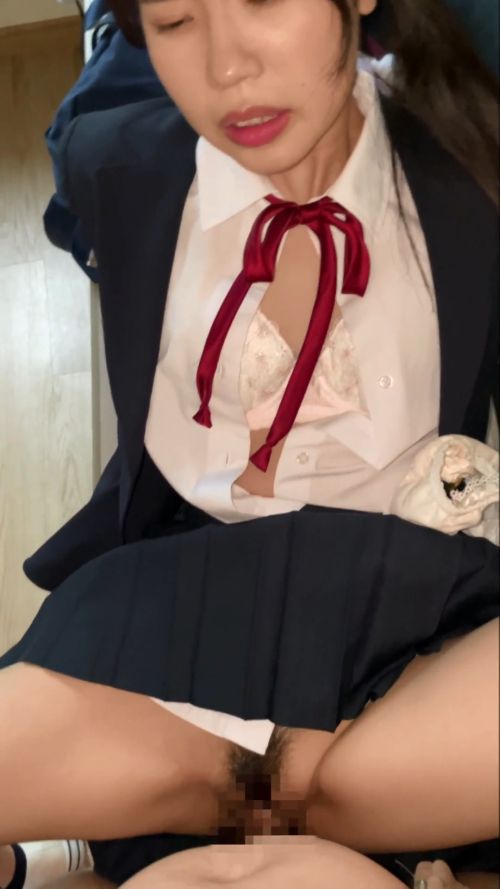 【交渉痴漢③】佐○市の純朴JK2人組に市の公共施設の空き部屋で生中出し&ぶっかけ2連発-012