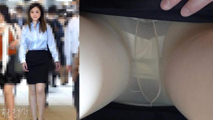 【電車痴漢】エロスーツ美人OLのパンスト破って鬼畜中出し!お漏らし潮吹きで敏感な下半身がびしょ濡れ電車内痴漢-001