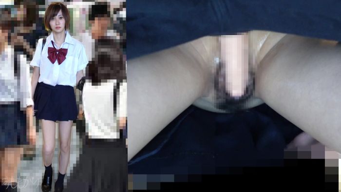 【電車痴漢】全身性感帯な美少女に中出し痴漢!美乳鬼責め下半身ヌレヌレのワレメに肉棒ブチ込みたっぷり中出し-010
