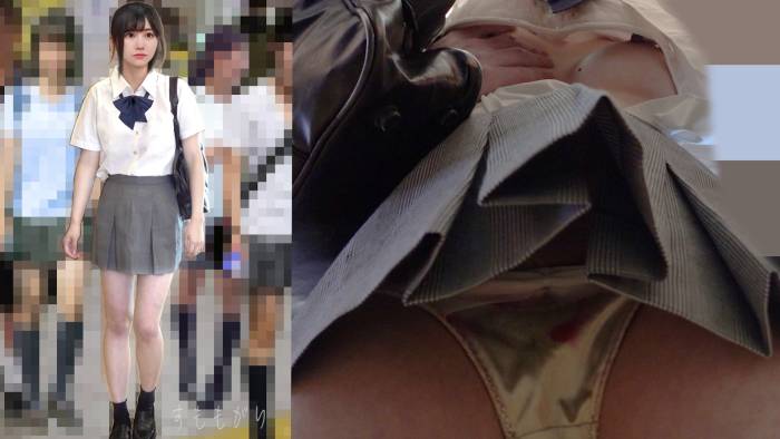 【電車痴漢】パイパン美少女に非情中出し痴漢!乳首もクリも弄りまくり肉棒ブチ込み中出し-004