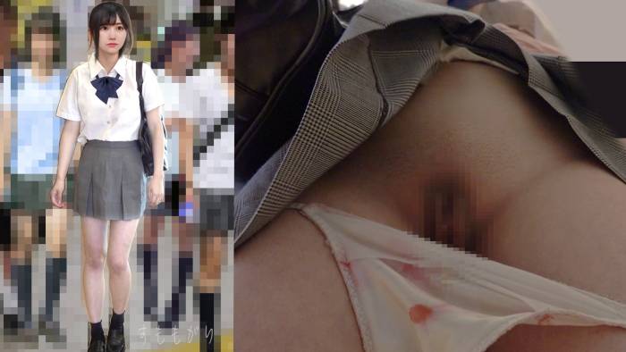 【電車痴漢】パイパン美少女に非情中出し痴漢!乳首もクリも弄りまくり肉棒ブチ込み中出し-005