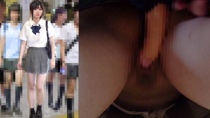 【電車痴漢】パイパン美少女に非情中出し痴漢!乳首もクリも弄りまくり肉棒ブチ込み中出し-008