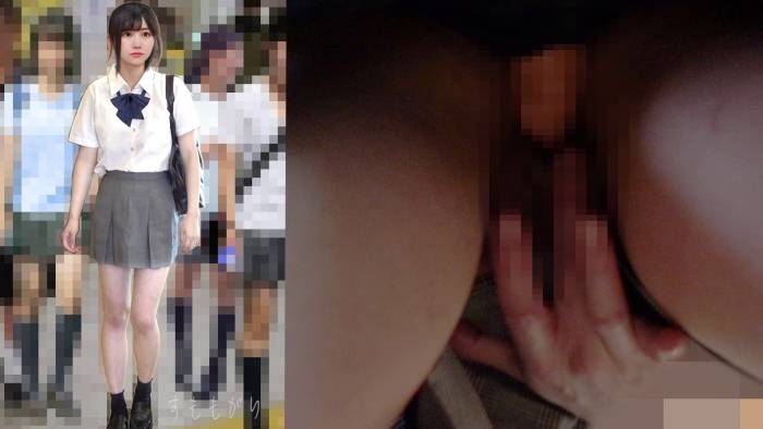【電車痴漢】パイパン美少女に非情中出し痴漢!乳首もクリも弄りまくり肉棒ブチ込み中出し-009