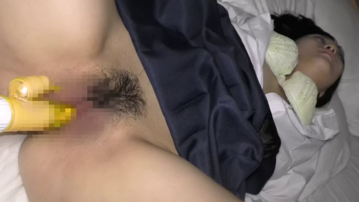 【イタズラ】名門付属のムチ尻吹奏楽部ブレザー制服女子/パンツぐしょ濡れ電マ潮吹き絶叫&ペニバンディルド挿入【高画質】-007