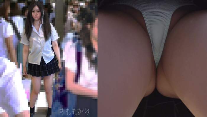 【電車痴漢】敏感潮吹き鬼いき美少女に大量中出し!キツキツま●こに肉棒ねじ込み猛烈ピストン中出し-001
