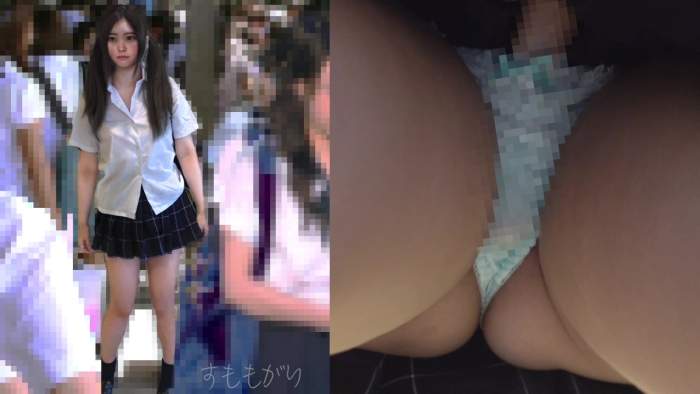 【電車痴漢】敏感潮吹き鬼いき美少女に大量中出し!キツキツま●こに肉棒ねじ込み猛烈ピストン中出し-005