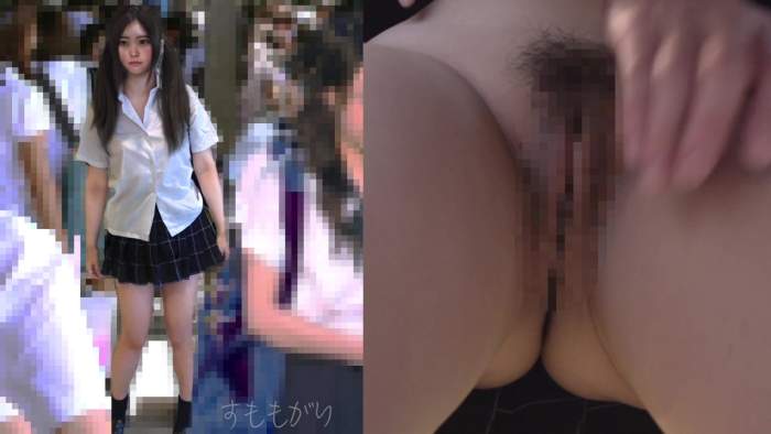 【電車痴漢】敏感潮吹き鬼いき美少女に大量中出し!キツキツま●こに肉棒ねじ込み猛烈ピストン中出し-006