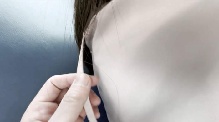 電車お触り27 生マンだけは守りきった超美女!しかしおっぱいをたっぷり揉まれまくり……-005