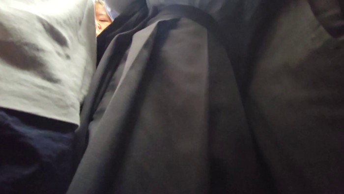 痴かん狂信者 #72【★4】神の美脚を持つミニスカ娘を同業者と挟み撃ち痴かん!サンドイッチ押し付け状態でも無抵抗なタゲ-004