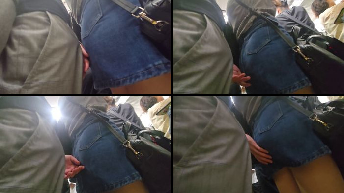 痴かん狂信者 #76【★4】超絶モデル体型のギャル、タイトミニスカ越しのむっちりお尻に固くなったモノを突く&擦り付け-010