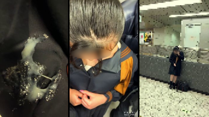 【忍射Ep69】生娘に触りとぶっかけ。車内にて-014