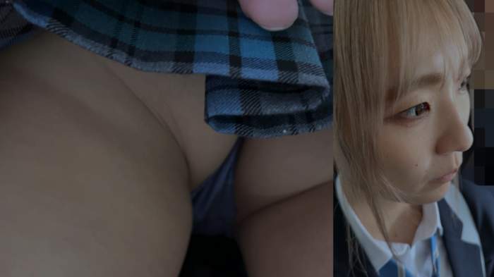 【触13】【カースト上位への下剋上】金髪巨乳ギャル青チェKを揉み尽くし悶絶必至の秘部責め-002