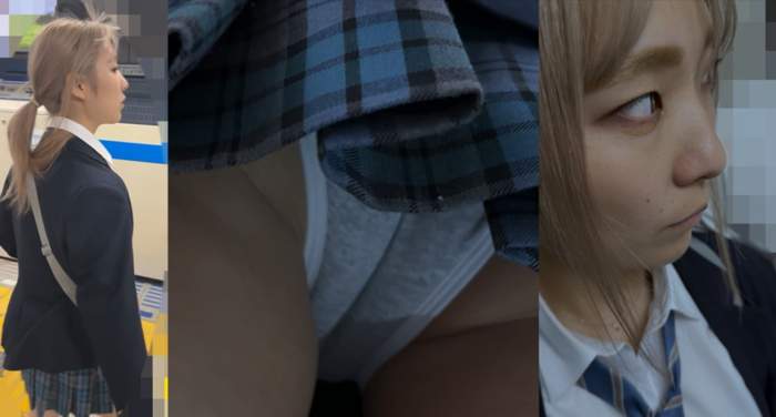 【触13】【カースト上位への下剋上】金髪巨乳ギャル青チェKを揉み尽くし悶絶必至の秘部責め-006