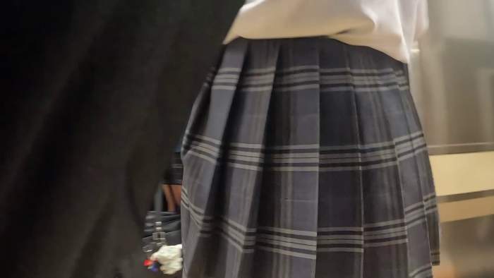 痴かん狂信者 #105【★4】見た目は地味、パンツは激エロ。美尻を鷲掴み揉みで必死に抵抗、恥ずかしそうに駆け足降車。-002