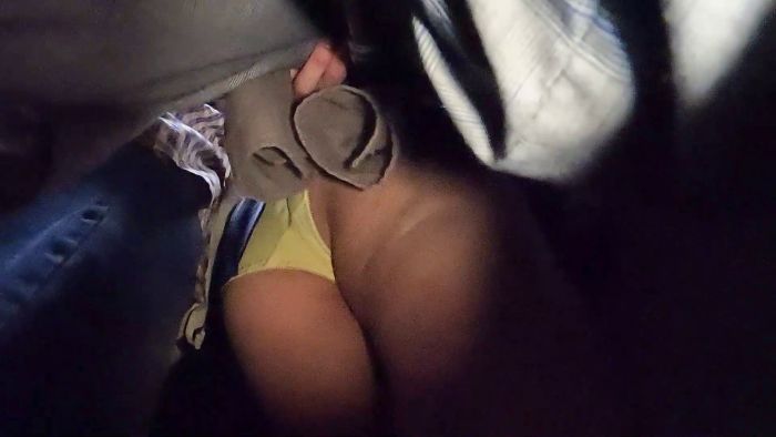痴かん狂信者 #111【★4】黒髪ミニスカ娘のむっちり太もも、ハリのある巨尻を撫でまわし、Pずらして指入れ。降車後追跡逆さ撮りま-008